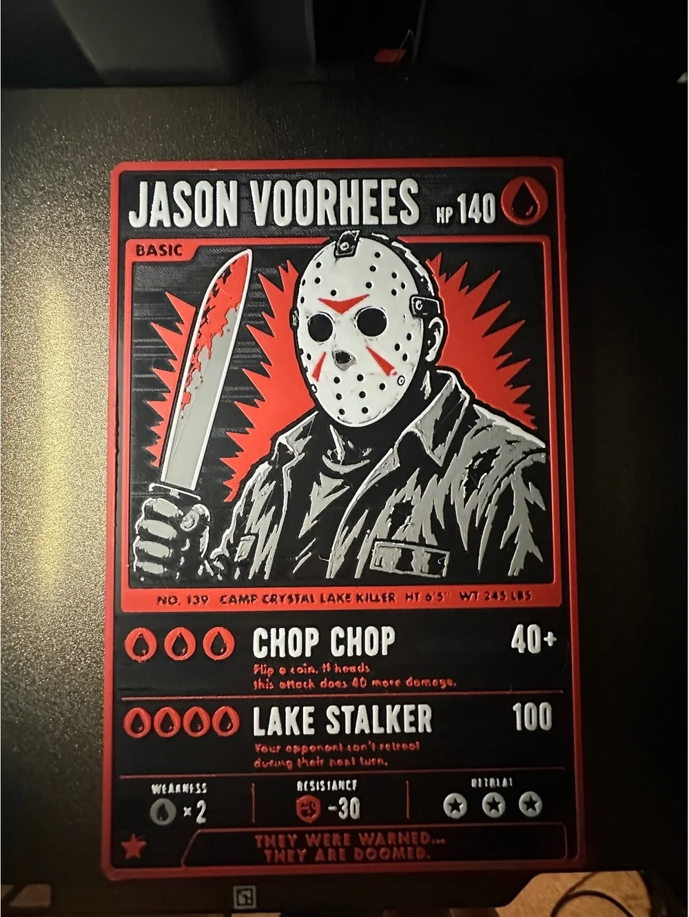 Jason Pokémon Card Style Art
